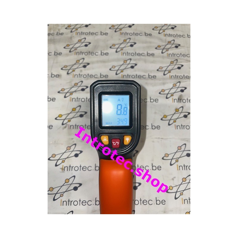 Infrared laser thermometer