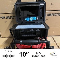 Cámara de inspección por vídeo endoscópica HD de 18 mm con transmisor de 512 Hz